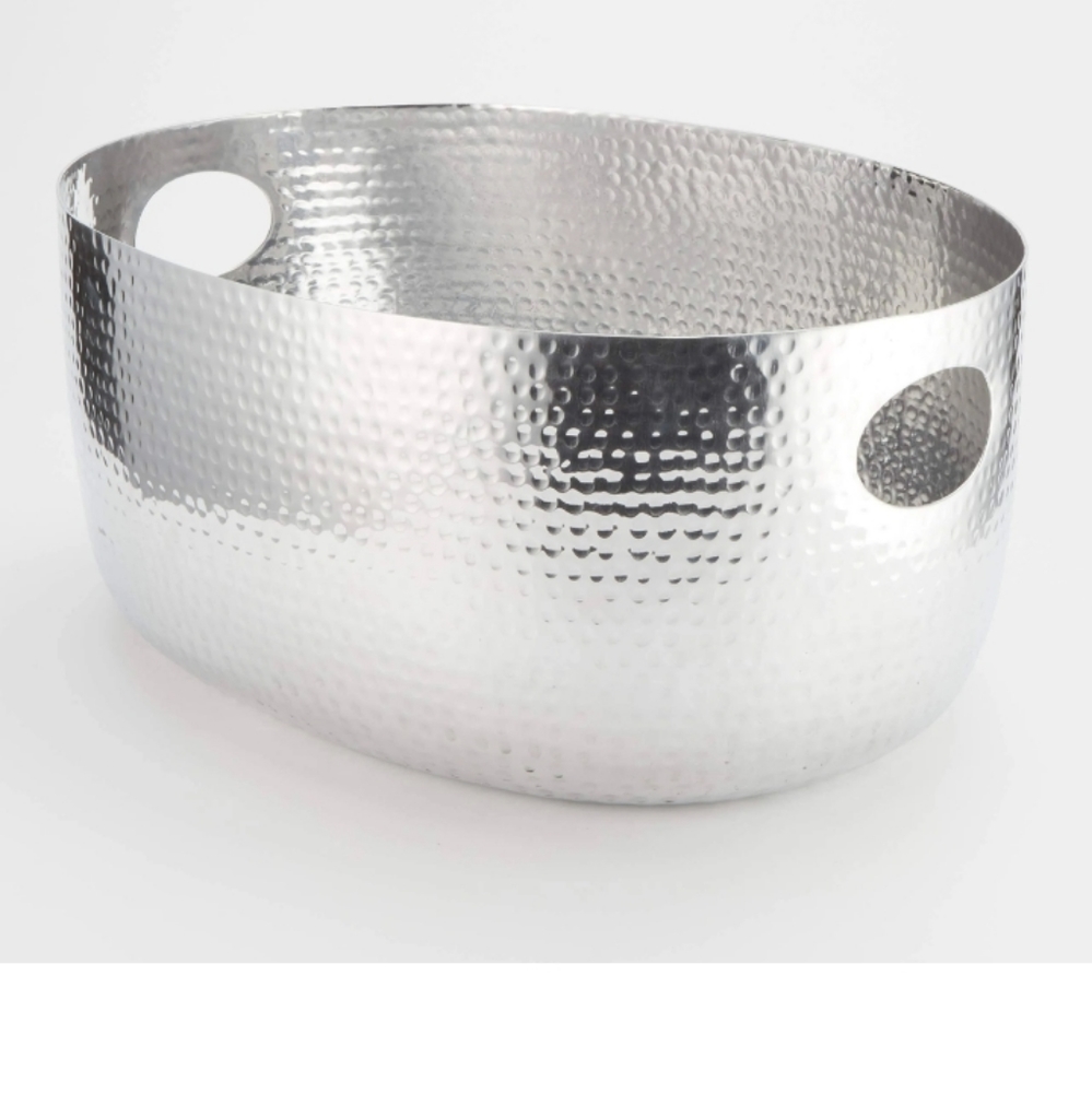Silver Beverage Serving Tub